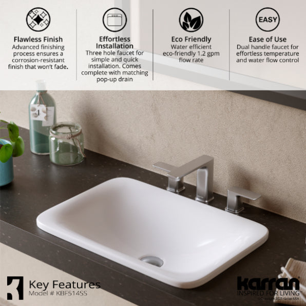 Venda 8" Widespread Bathroom Lavatory Faucet