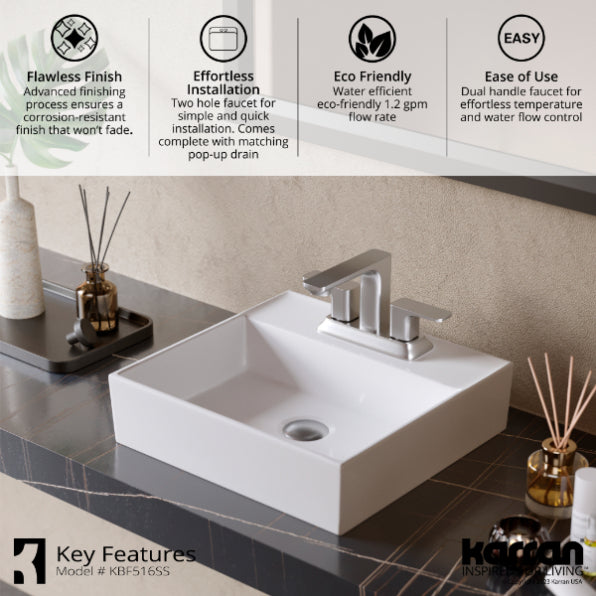 Venda 4" Centerset Bathroom Lavatory Faucet