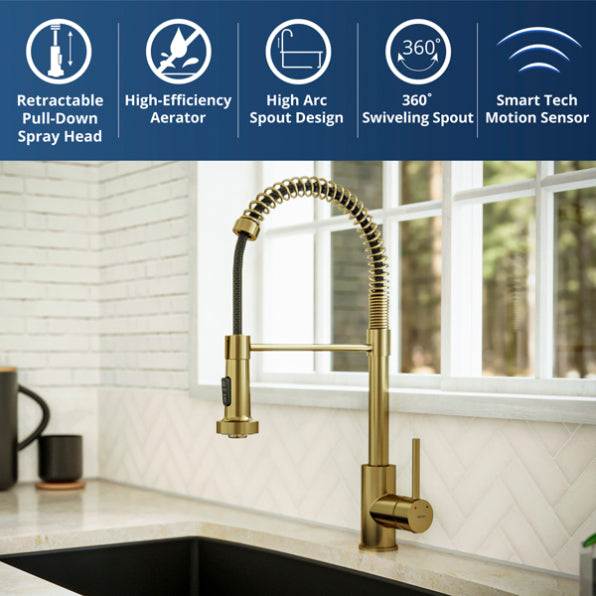 Loxton Touchless Sensor Kitchen Faucet