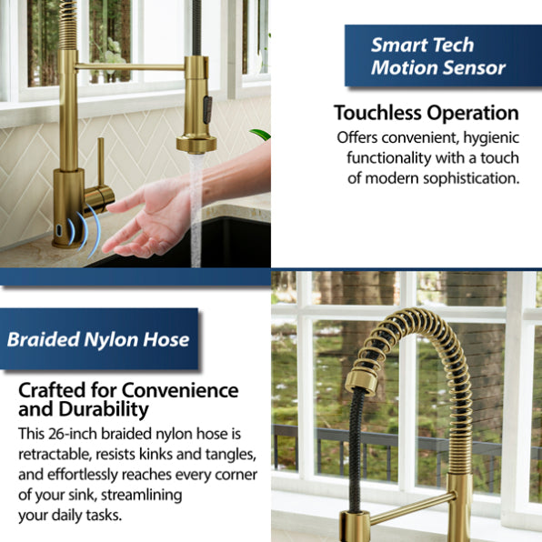 Loxton Touchless Sensor Kitchen Faucet