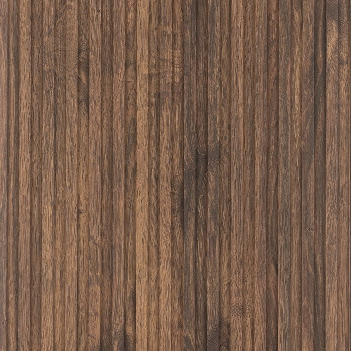 Walnut Small Slatted Polypropylene Interior Decorative Wall Panel