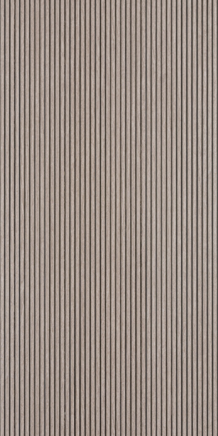 Ash Grey Scallop Polypropylene Interior Decorative Wall Panel