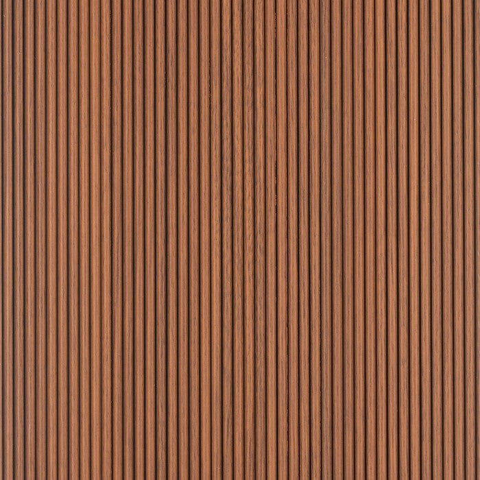 Mahogany Scallop Polypropylene Interior Decorative Wall Panel