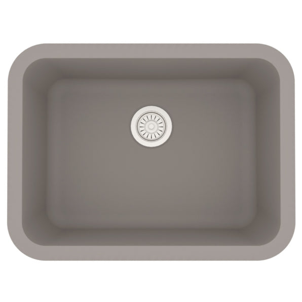 Seamless 24" Quartz Composite Undermount Kitchen Sink