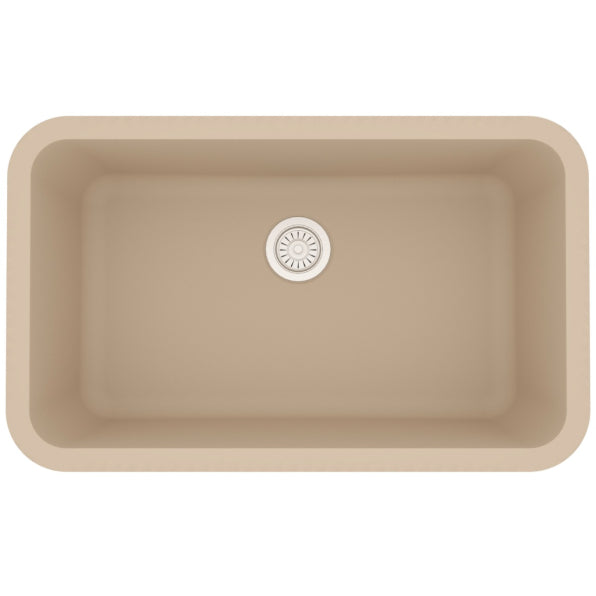 Seamless 31" Quartz Composite Undermount Kitchen Sink