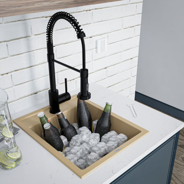 Essence 15" Quartz Composite Top Mount Bar Sink