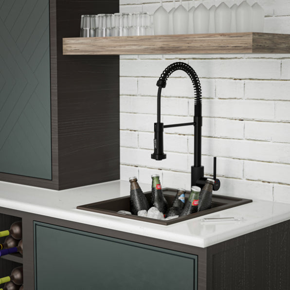 Essence 15" Quartz Composite Top Mount Bar Sink