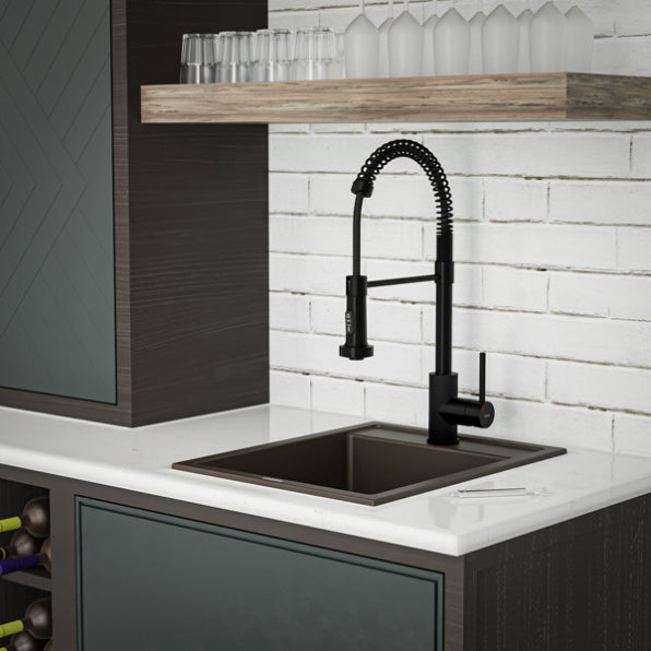 Essence 15" Quartz Composite Top Mount Bar Sink