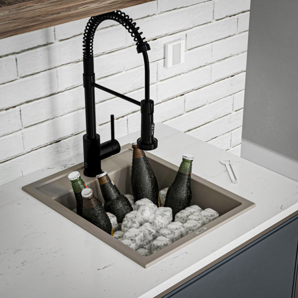Essence 15" Quartz Composite Top Mount Bar Sink