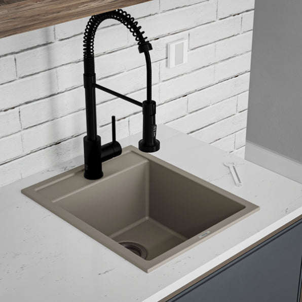 Essence 15" Quartz Composite Top Mount Bar Sink