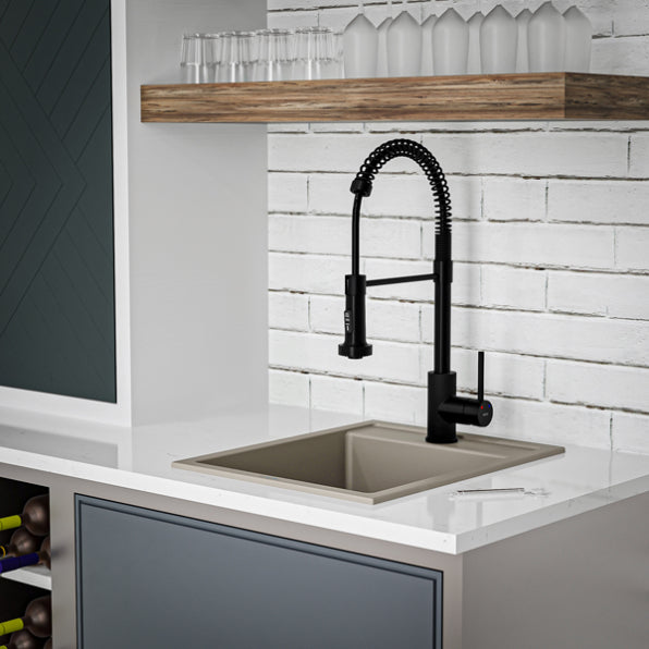 Essence 15" Quartz Composite Top Mount Bar Sink