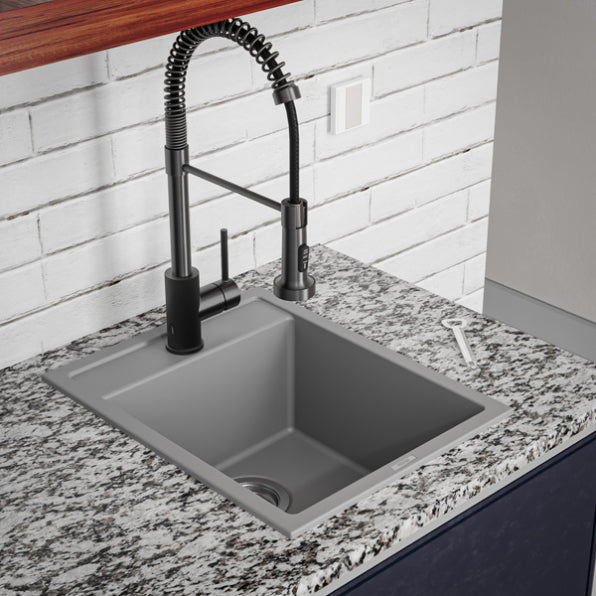 Essence 15" Quartz Composite Top Mount Bar Sink