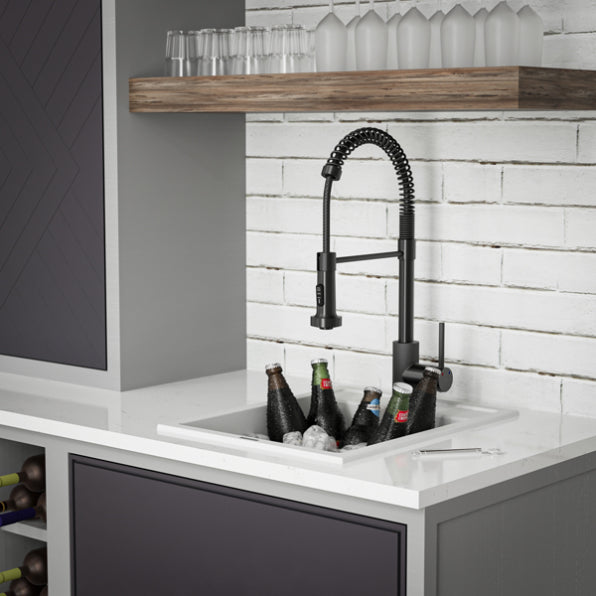 Essence 15" Quartz Composite Top Mount Bar Sink