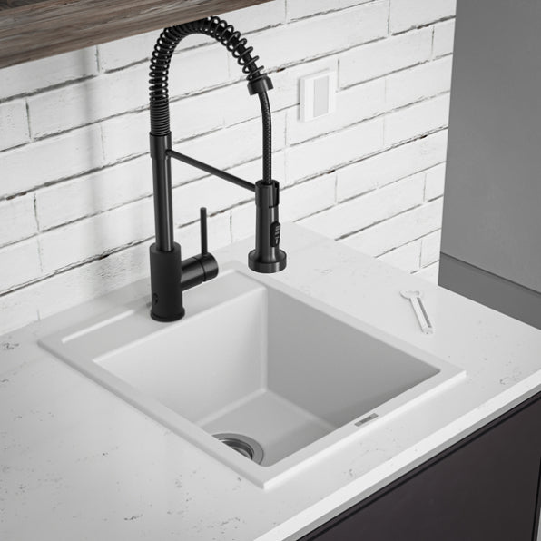 Essence 15" Quartz Composite Top Mount Bar Sink