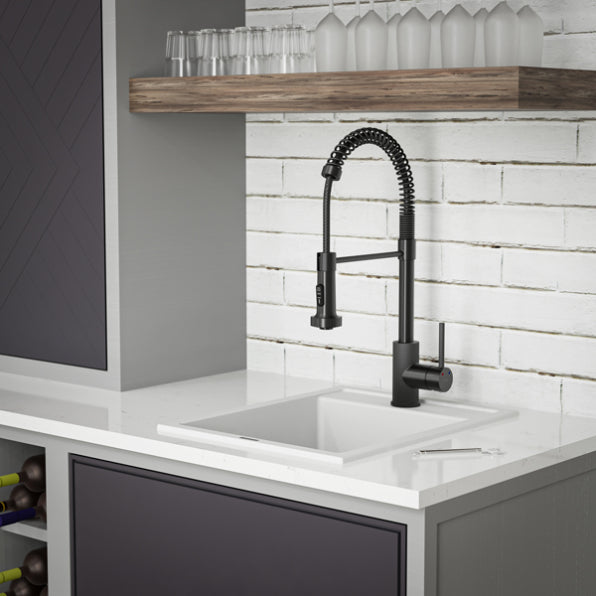 Essence 15" Quartz Composite Top Mount Bar Sink