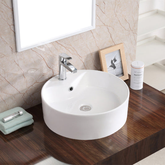 Jakarta Vitreous China Vessel Bathroom Sink