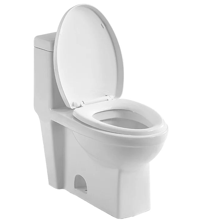 Sawyer One-Piece Dual-Flush Elongated Toilet
