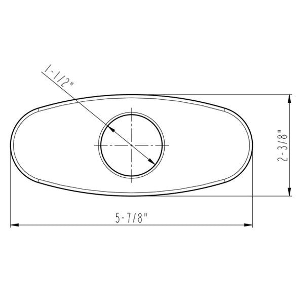 Hardik Faucet Deck Plate