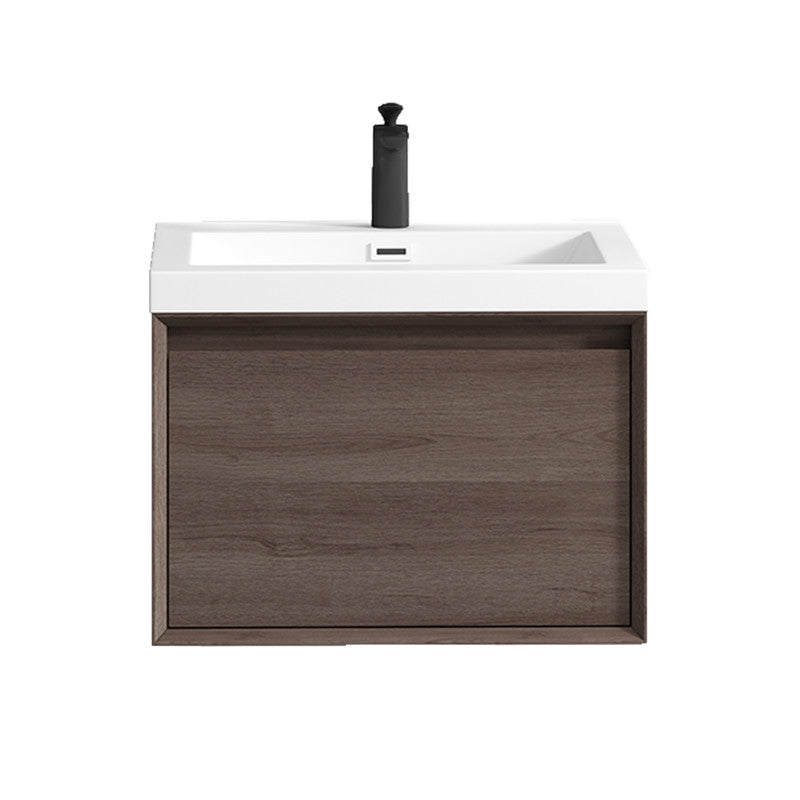 Bella 24" Wall Mounted Bathroom Vanity with Reinforced Acrylic Integrated Sink Top