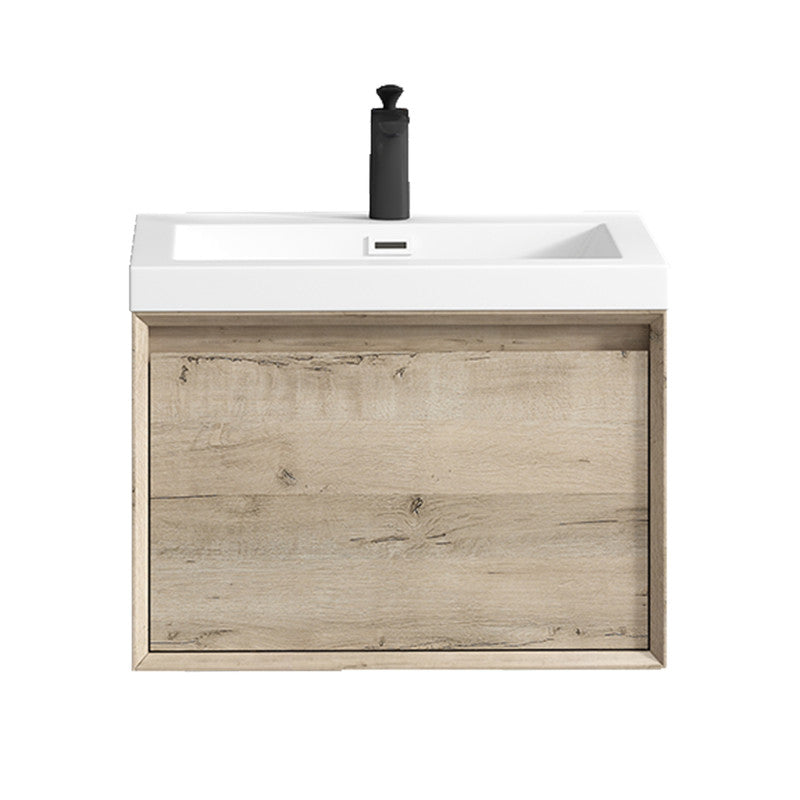 Bella 24" Wall Mounted Bathroom Vanity with Reinforced Acrylic Integrated Sink Top