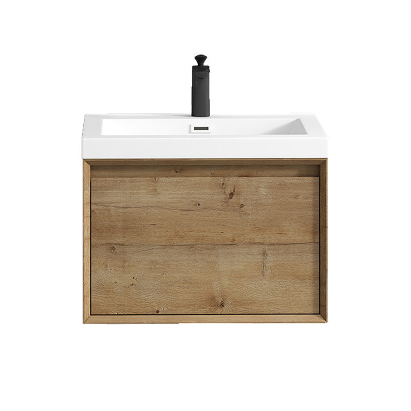 Bella 24" Wall Mounted Bathroom Vanity with Reinforced Acrylic Integrated Sink Top