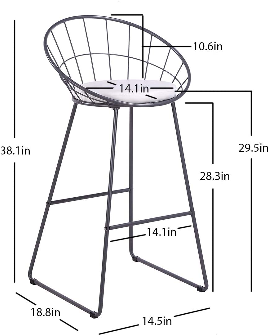 ACBS37 Metal Barstool 2 Per Box