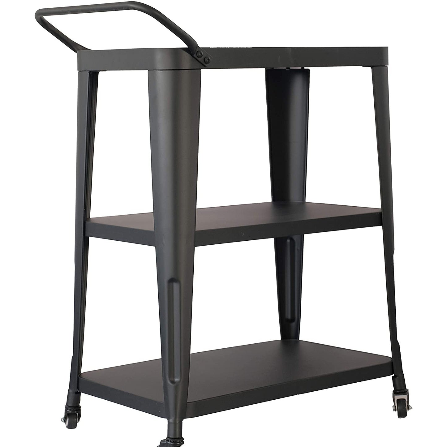 Harold Industrial Metal Serving Cart
