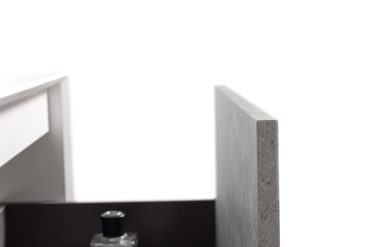Frula 30" Wall Mounted Bathroom Vanity with Reinforced Acrylic Integrated Sink Top