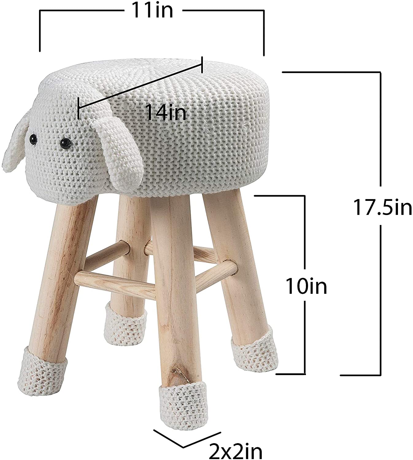 Stool-Sheep Animal Stool / Ottoman