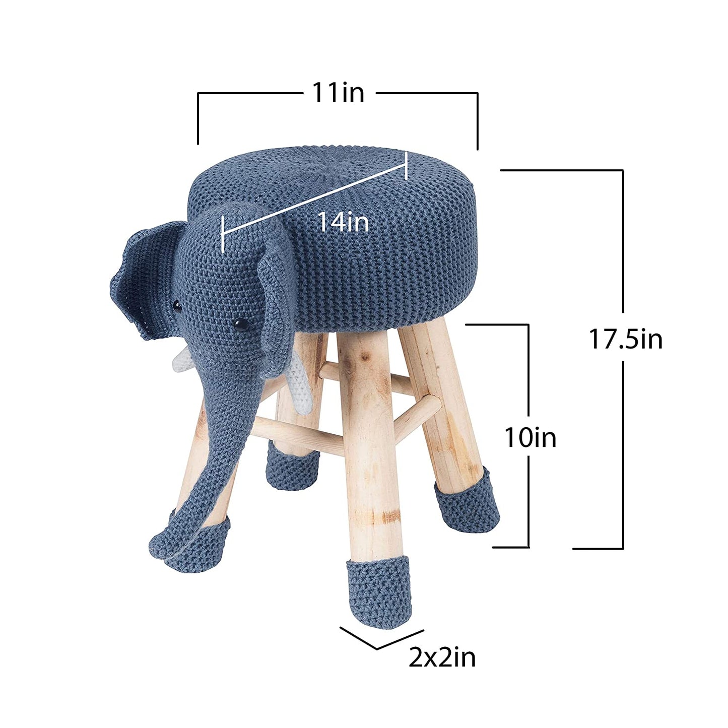 Stool-Elephant Animal Stool / Ottoman