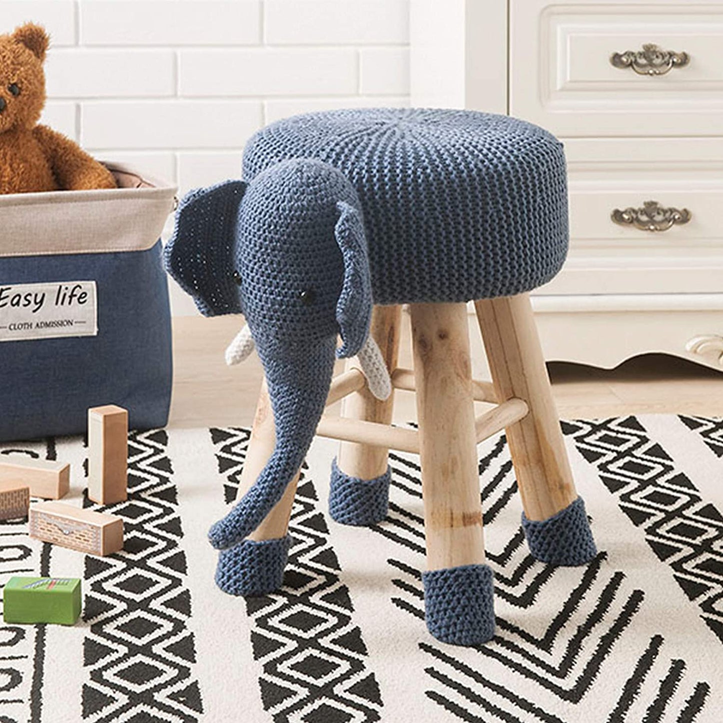 Stool-Elephant Animal Stool / Ottoman