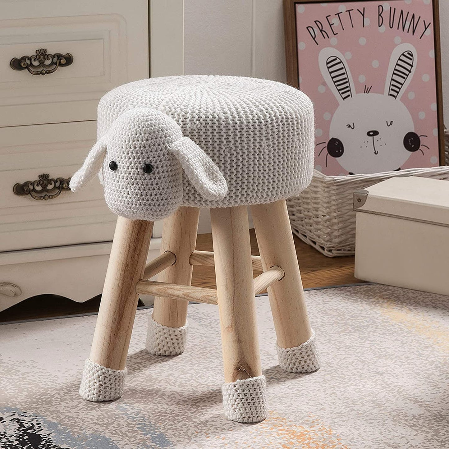 Stool-Sheep Animal Stool / Ottoman