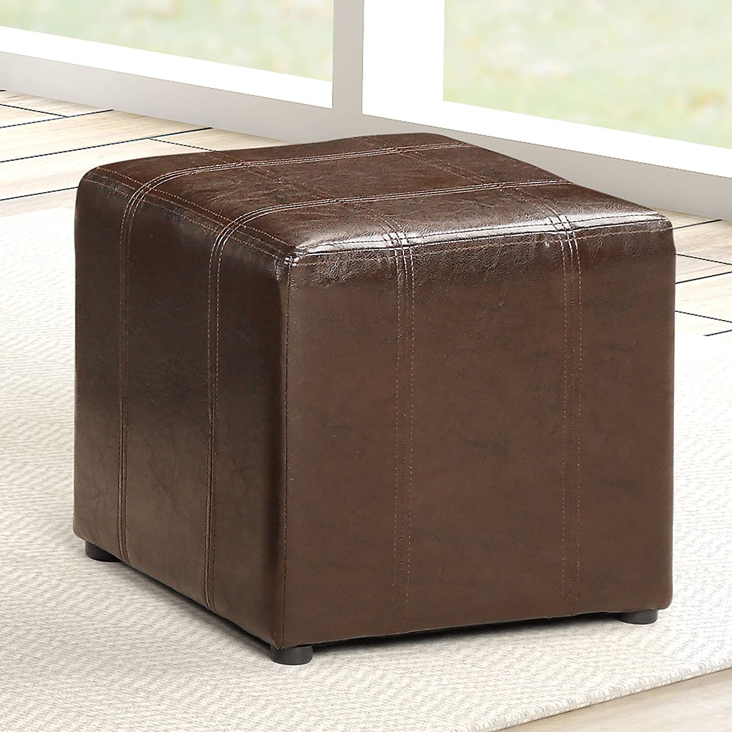SB-008 Large Storage Ottoman 2 Small Ottomans Included