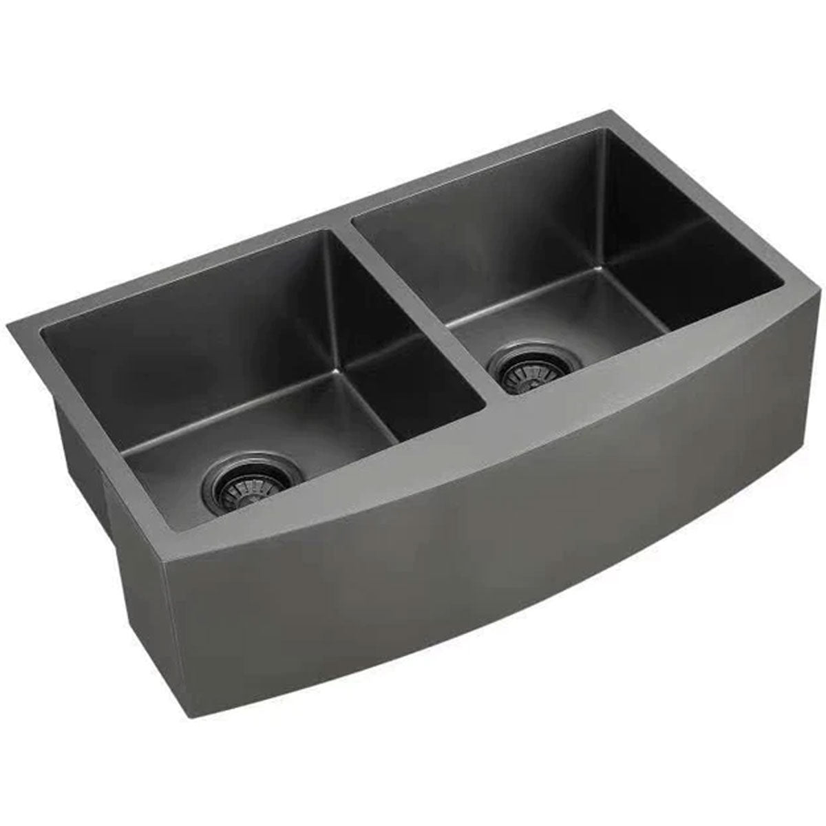Ronny 33" Stainless Steel Apron / Farmhouse Double Basin Kitchen Sink