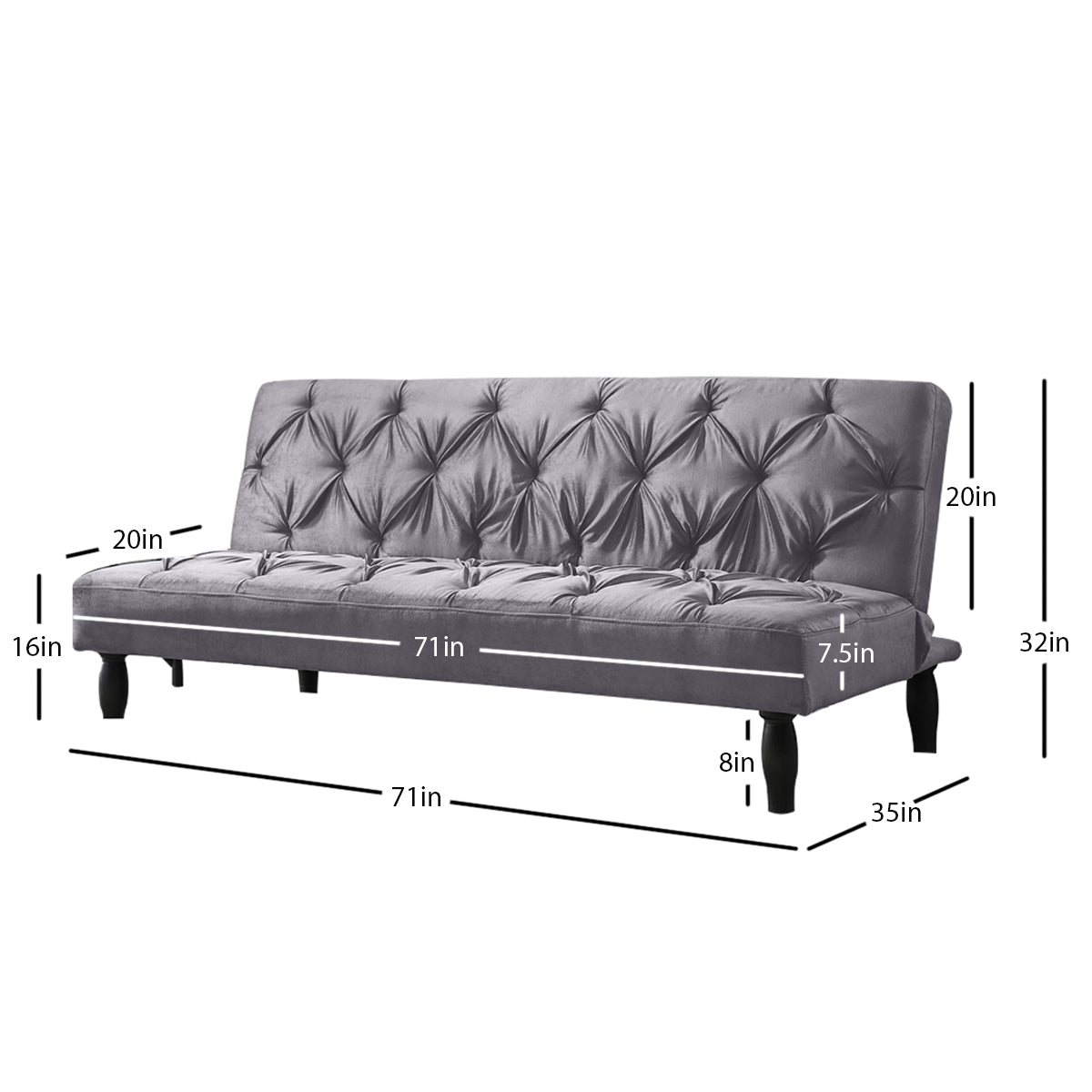 Campbell Convertible Sofa
