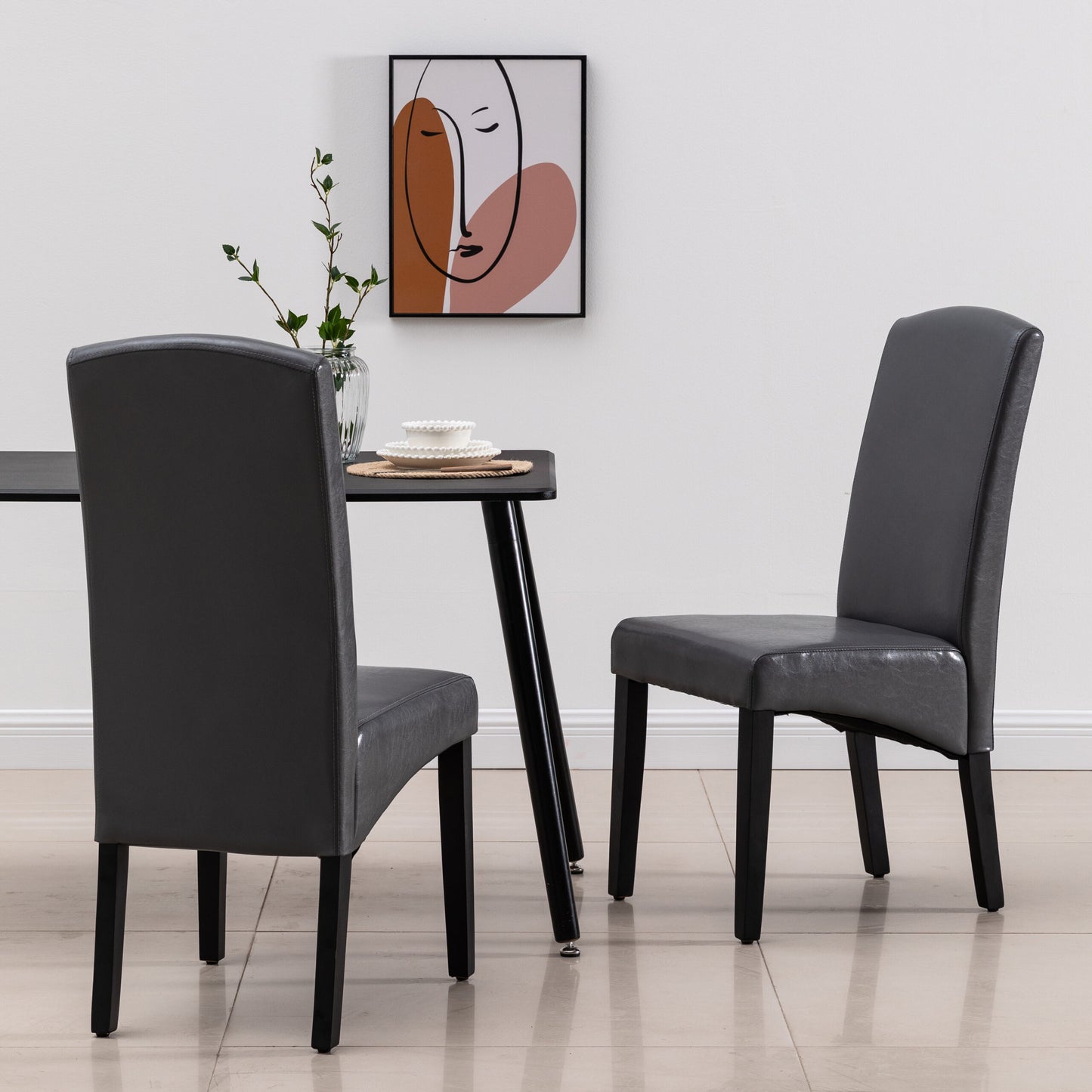 D-ART Modern Dining Chair Set