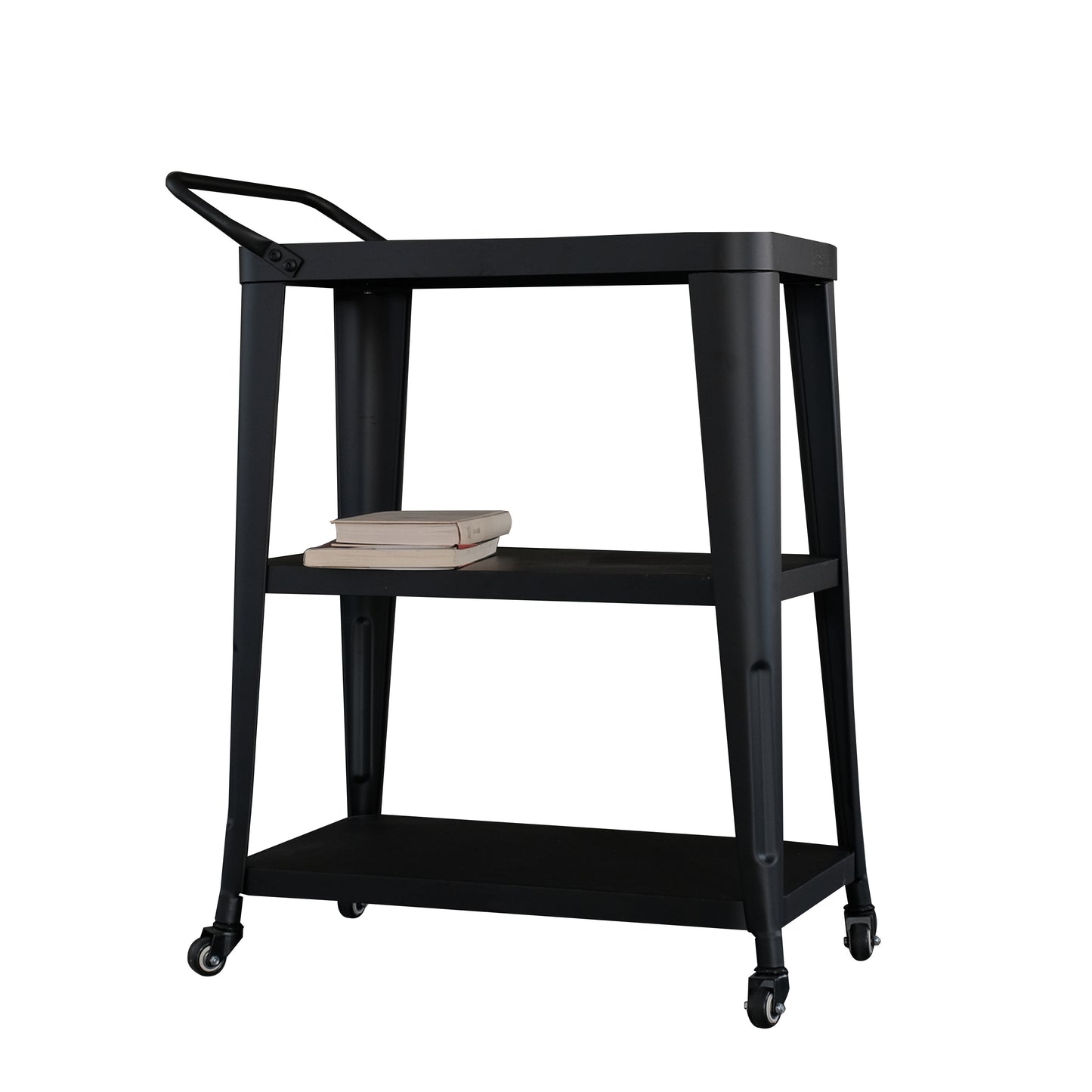Harold Industrial Metal Serving Cart