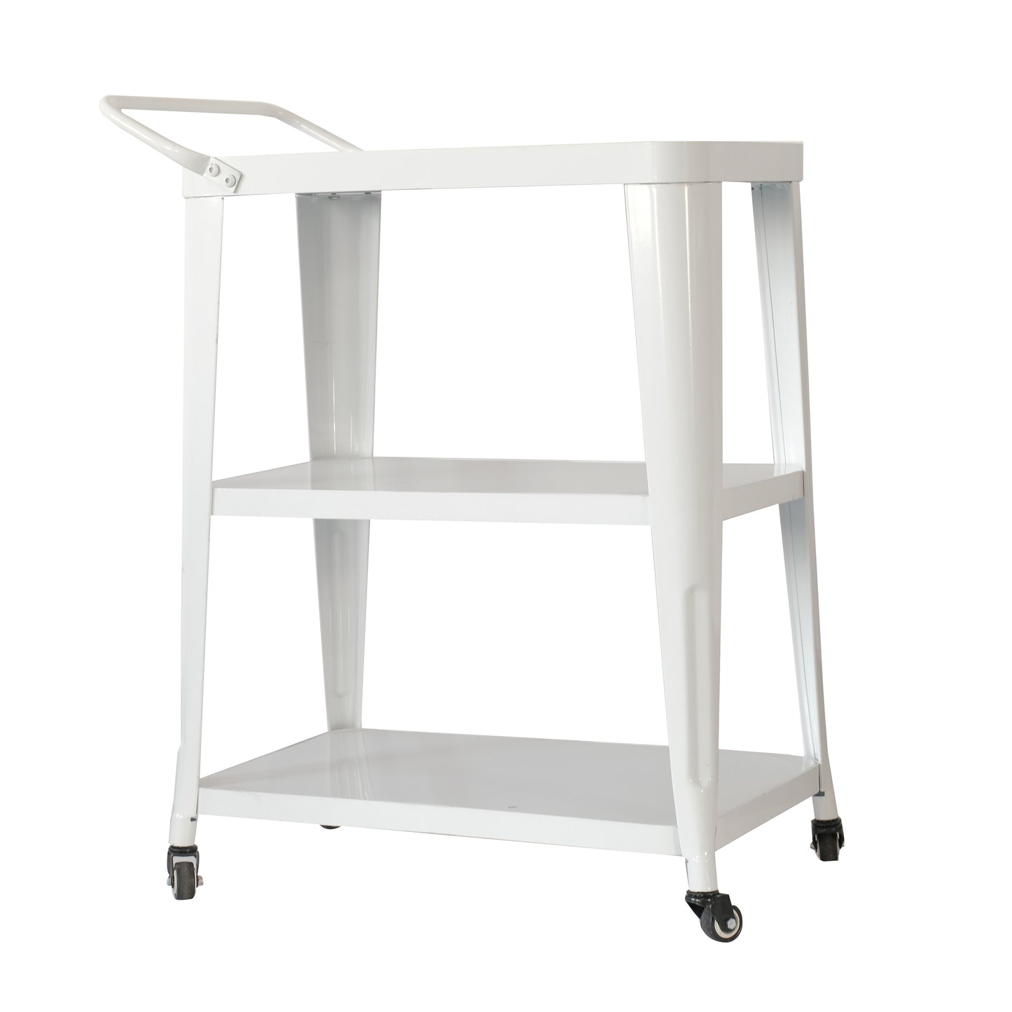 Harold Industrial Metal Serving Cart