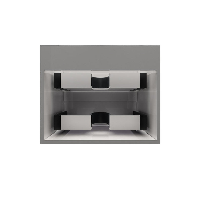 Max 24" Wall Mounted Bathroom Vanity with Reinforced Acrylic Integrated Sink Top