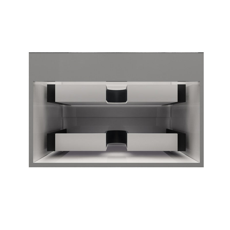 Max 30" Wall Mounted Bathroom Vanity with Reinforced Acrylic Integrated Sink Top