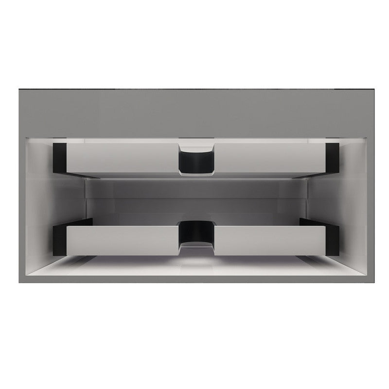 Max 36" Wall Mounted Bathroom Vanity with Reinforced Acrylic Integrated Sink Top