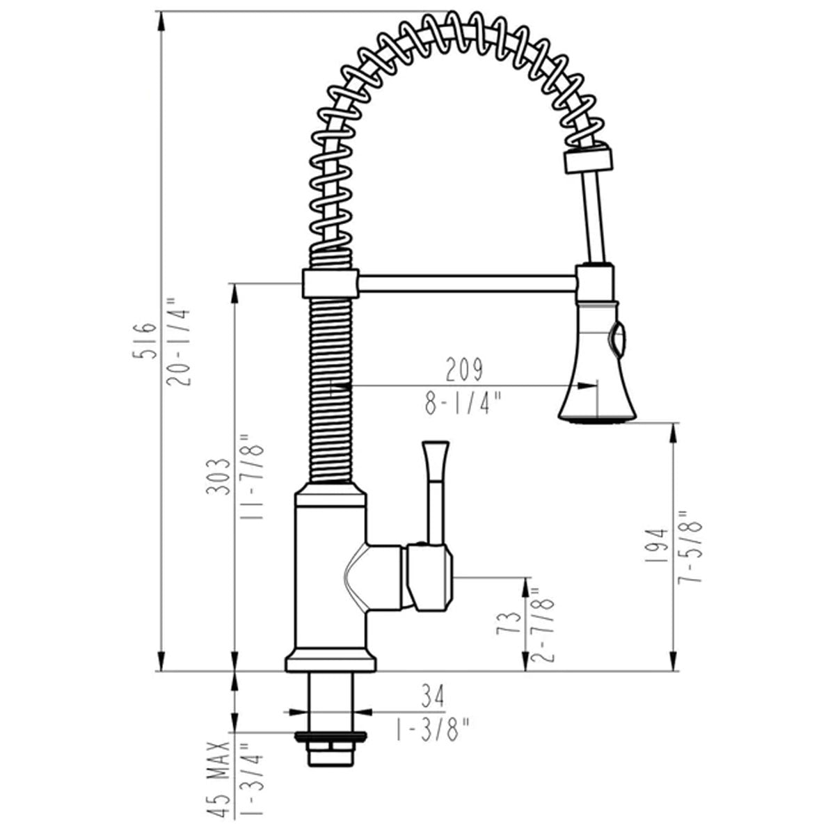 Valeria Kitchen Faucet
