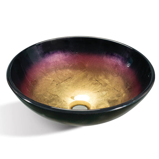 Kamala Tempered Glass Vessel Bathroom Sink