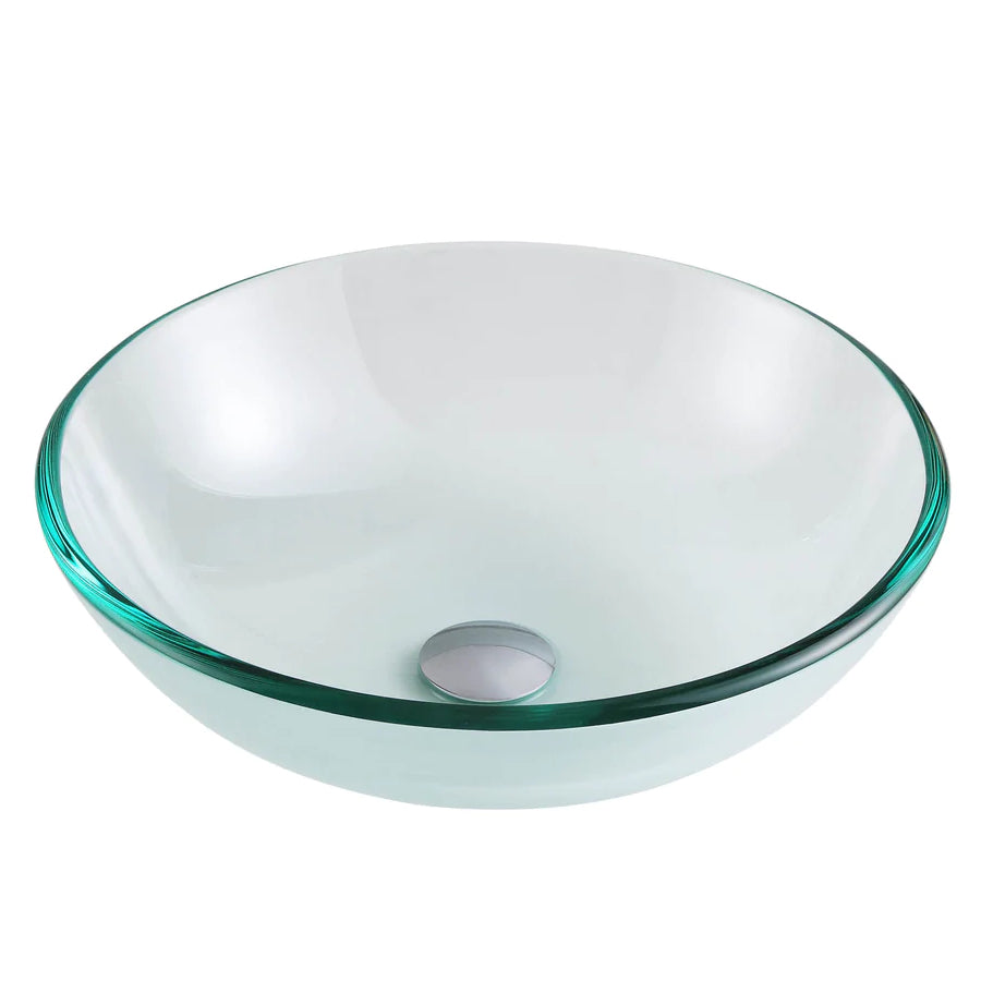 Liene Glass Vessel Bathroom Sink