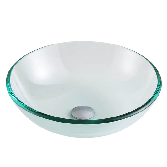 Liene Glass Vessel Bathroom Sink