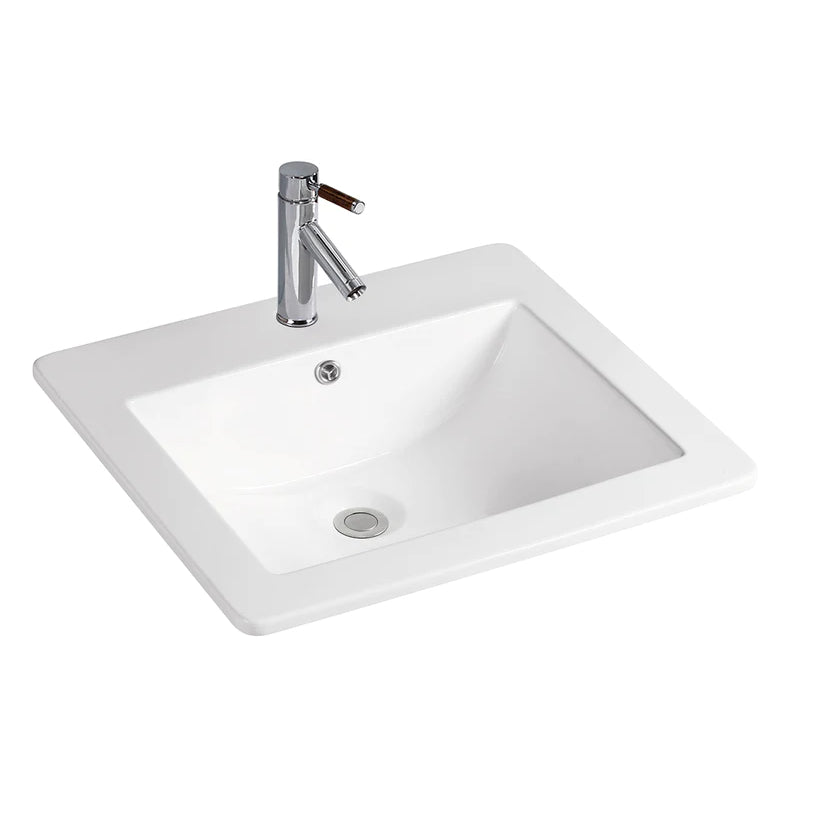 Deidre Vitreous China Drop-In Bathroom Sink