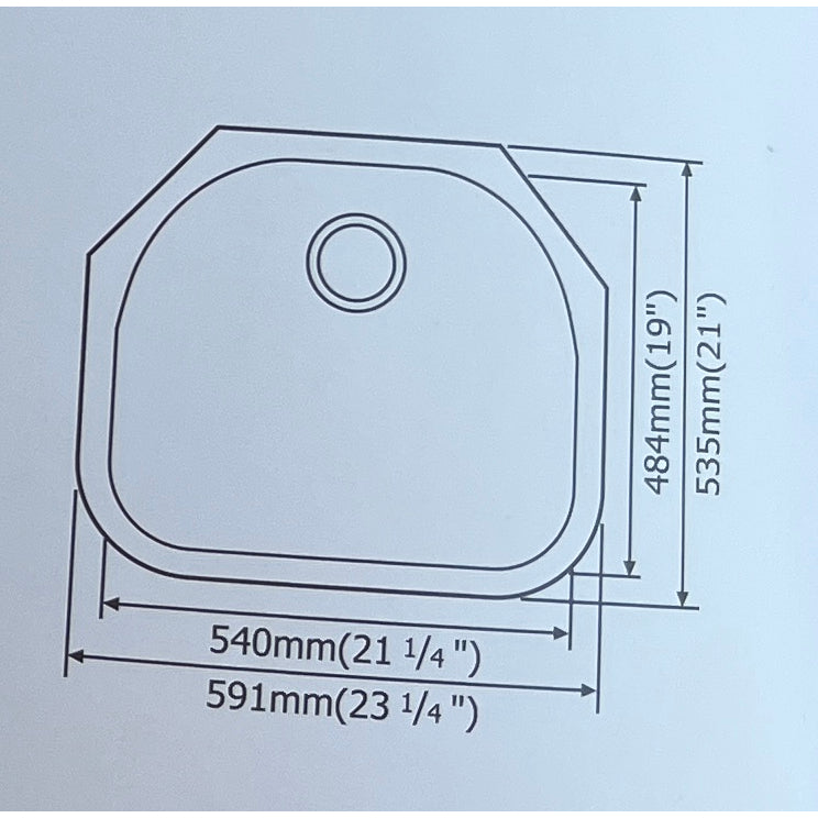 Howard 24" Stainless Steel Undermount Kitchen Sink
