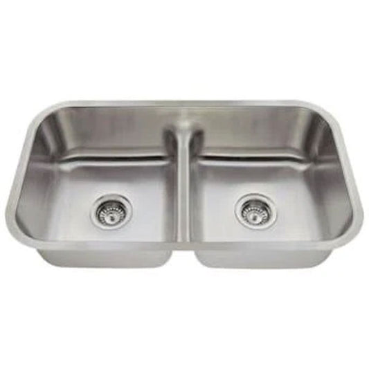 Kai 32" Stainless Steel Undermount Double Basin Kitchen Sink