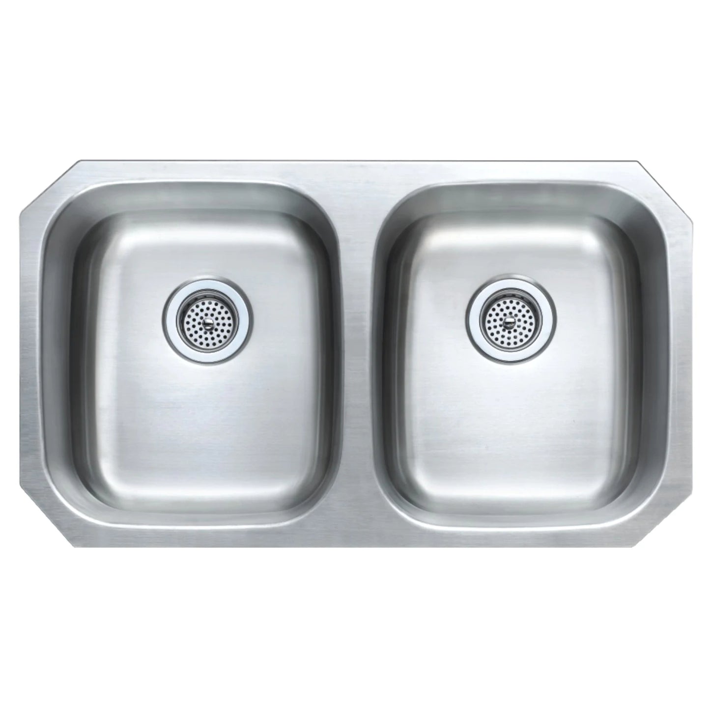 Jennings 33" Stainless Steel Undermount Double Basin Kitchen Sink