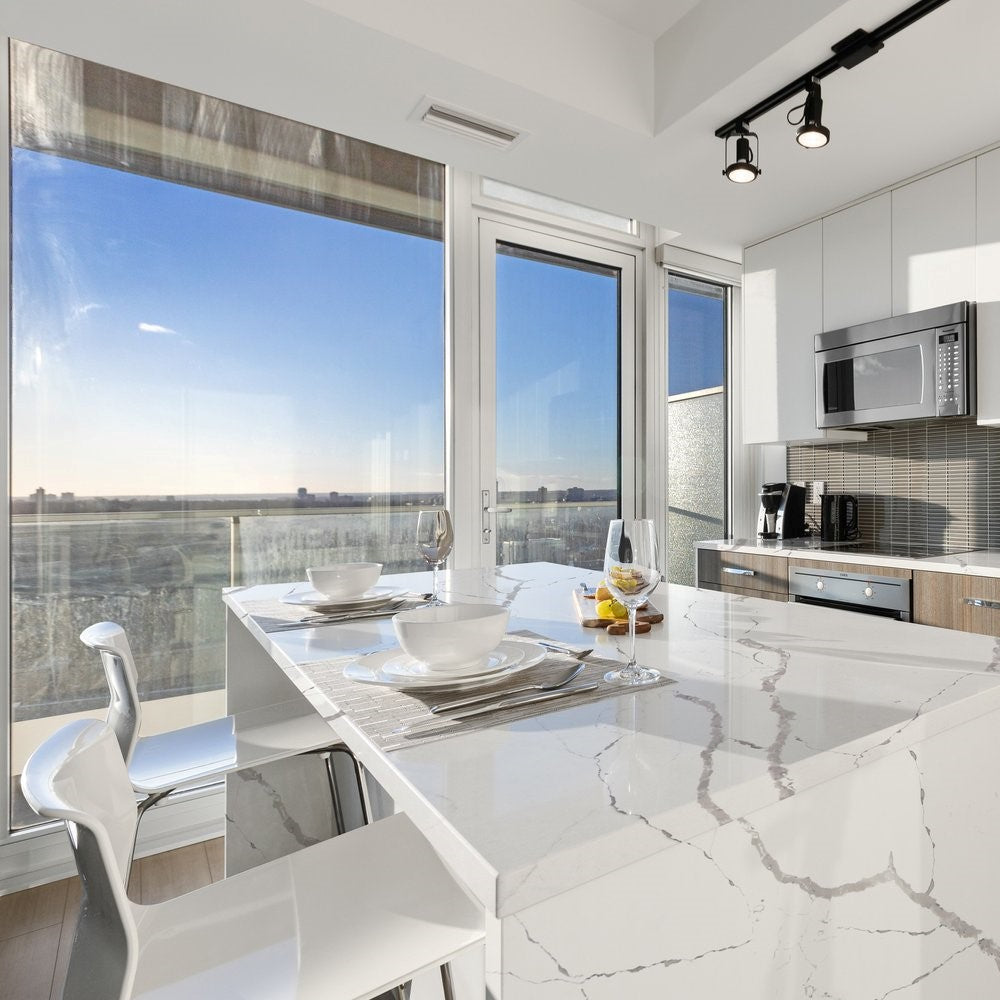 Statuario Leonardo Quartz Slab